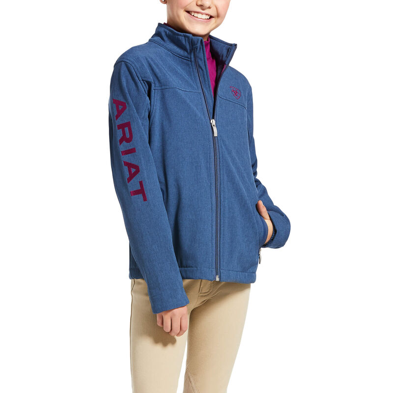 Ariat New Team - Softshell Jas Blauw Kinderen - 10334-042